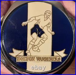 Vintage 60's'Bolton Wanderers' Football Club Metal Car Badge Super Condition