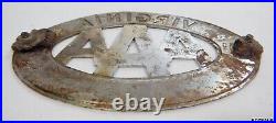 Vintage AAA Virginia Auto Bumper Trunk Badge Motor Club Services Emblem