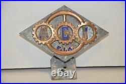 Vintage ACI Automobile Club Italy F. I. A. Car Badge Lorioli Milano-Roma RARE