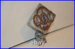 Vintage ACI Automobile Club Italy F. I. A. Car Badge Lorioli Milano-Roma RARE