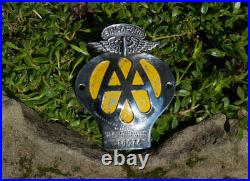 Vintage Automobile Car Club Badge # Aa Automobile Association Singapore