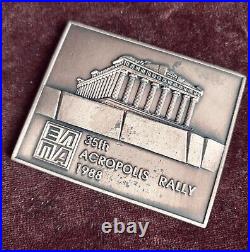 Vintage Automobile Car Club Badge # Elpa Rally Acropolis 1988 Greece Greek