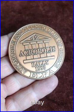 Vintage Automobile Car Club Badge # Elpa Rally Acropolis 1995 Greece Greek