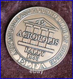 Vintage Automobile Car Club Badge # Elpa Rally Acropolis 1995 Greece Greek