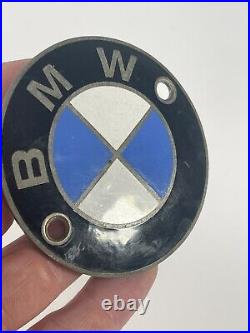 Vintage BMW Enamled Car Badge (F5) Car Club