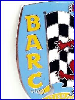 Vintage Barc British Automobile Racing Club Auto Car Badge Marples & Beasley Exc