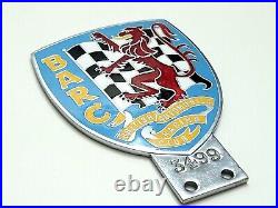 Vintage Barc British Automobile Racing Club Auto Car Badge Marples & Beasley Exc