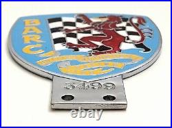 Vintage Barc British Automobile Racing Club Auto Car Badge Marples & Beasley Exc