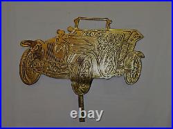 Vintage Car Club Of India Old Brass Metal Badge Monogram Emblem Rolls Royce Rare