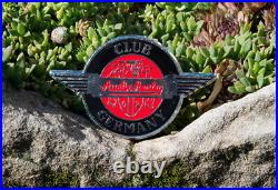 Vintage Enamel Automobil Car Club Badge # Austin Healey Club Germany