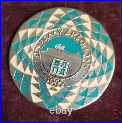 Vintage Enamel Automobile Car Club Badge # Elpa Rally Akropolis 1980 Greece