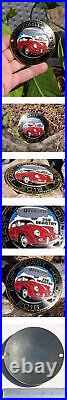 Vintage Enamel Automobile Car Club Badge # Porsche 356 Registry Akron Ohio 2016