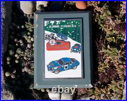 Vintage Enamel Radiator Car Club Badge # Rally Monte Carlo Historique 2013