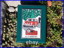 Vintage Enamel Radiator Car Club Badge # Rally Monte Carlo Historique 2014