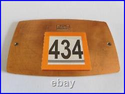 Vintage German ADAC Automobile Club Bronze Metal Car Grille Badge Sign 434