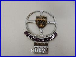 Vintage Jaguar Drivers Club Founder Member JDC Badge 67 Car Badge Auto Emblem