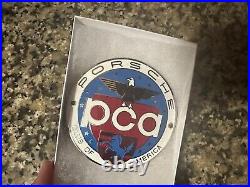 Vintage Old Porsche PCA Car Club of America Grill Badge Emblem Hood Ornament