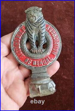 Vintage Radiator Car Club Badge # Automobile Association Of Bengal