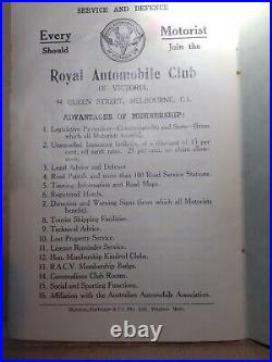 Vintage Royal Automobile Club Car Badge/ emblem/Stand + Certificate