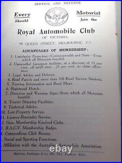 Vintage Royal Automobile Club Car Badge/ emblem/Stand + Certificate