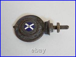 Vintage Small RAC Associate Royal Scottish Automobile Club Car Badge Auto Emblem