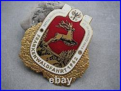 Vintage german ADAC FRANKENWALD 1962 NAILA Automobile Club enamel Car Badge