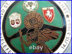 Vintage german AvD SANKT CHRISTOPHER RALLYE Badge 1964 BIELEFELD Automobile Club