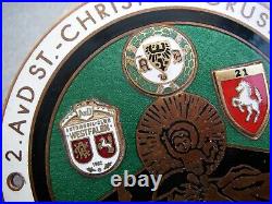 Vintage german AvD SANKT CHRISTOPHER RALLYE Badge 1964 BIELEFELD Automobile Club