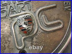 Vintage german PORSCHE PARADE STUTTGART 1982 DEUTSCHLAND PORSCHE CLUB CAR BADGE