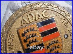 Vintage german SWABIAN GELÄNDEFAHRT AALEN 1954 AUTOMOBILE CAR CLUB Enamel Badge