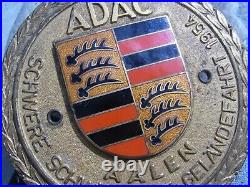 Vintage german SWABIAN GELÄNDEFAHRT AALEN 1954 AUTOMOBILE CAR CLUB Enamel Badge