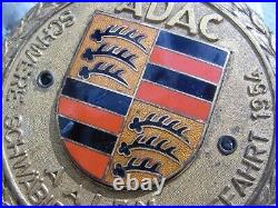 Vintage german SWABIAN GELÄNDEFAHRT AALEN 1954 AUTOMOBILE CAR CLUB Enamel Badge